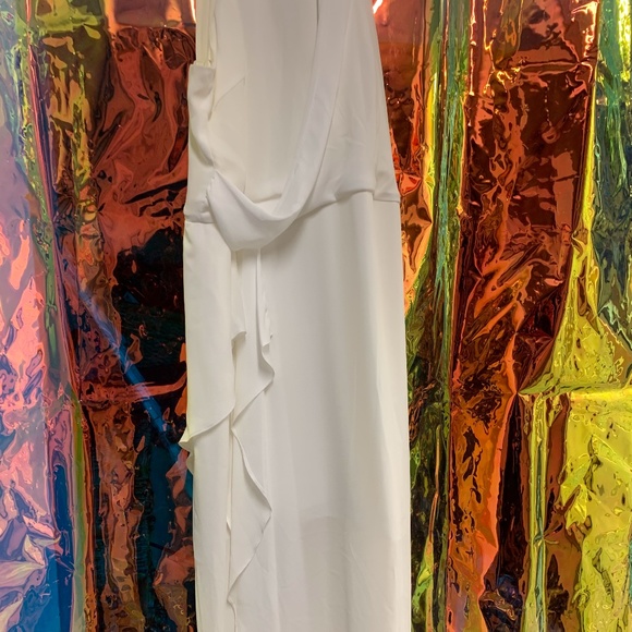 Halston Mock Neck Gown - Picture 2 of 5